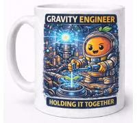 Gravity Engineer Holding It Together Funny Science Physics Engineer Astronaut Space Tech Coffee Tea Cup Novelty Birthday Gift Mug