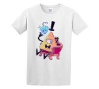 Gravity Falls Bill Cipher Art T-Shirt White O Neck Tee