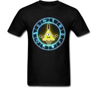 Gravity Falls Bill Cipher KingDeng Interesting Men's T-Shirt Black