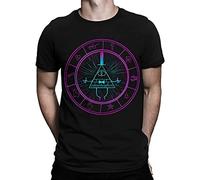 Gravity Falls Bill Cipher T Shirt Men's Men T-Shirt Black O Neck Tee