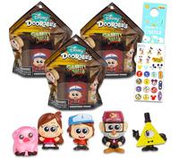 Gravity Falls Blind Bags, Party Favors, Pack of 3, Pack of 3 Disney Doorables, Gravity Falls, Mini Figure, Blind Bag Plus Stickers, More | Gravity Falls Figure for Children, Teens