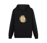 Gravity Falls Symbol Mysteries Long Sleeve Hoody With Pocket Sweatershirt, Hooded Size S Black