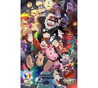 Gravity Falls TV Series Poster Wall Art A4 Size Version 6