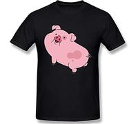 Gravity Falls Waddles T-Shirt Black Mens Tees L