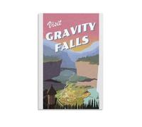 Gravity Falls Waterproof Canvas Poster Wall Art HD UV Resistant Print Suitable for Living Rooms And Hallways And Makes A Great GiftUnframe-style08x12inch(20x30cm)