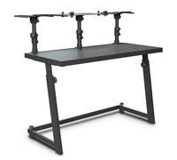 Gravity FDJT01 DJ Desk with Speaker and Laptop Trays