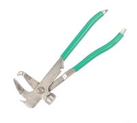 Gravity Fed Tire Balance Clamp for Accurate Weight Placement and Removal Using Mechanical Advantage and Stable Structural Design (Green)