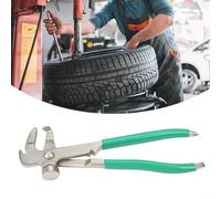 Gravity Fed Tire Balance Clamp for Accurate Weight Placement and Removal Using Mechanical Advantage and Stable Structural Design (Red)