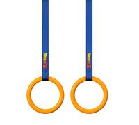 GRAVITY FITNESS Dragon Ball Z Calisthenics Rings Wooden Gymnastic Rings for Muscle Ups, Dips, and Pull Up Rings | Bodyweight Training Equipment and Gymnastics Accessories for Home Gym