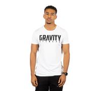 Gravity Fitness "LOGO" Bamboo Training T Shirt - White - Medium