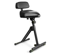 Gravity FM SEAT1 BR - Height Adjustable Stool with Foot and Backrest