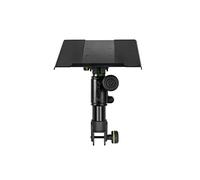 Gravity FT 01 MT B Flexible Studio Monitor Shelf for DJ Table (Pair), Adjustable Studio Monitor Mount, Black