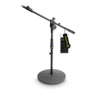 Gravity GMS2222B Short Microphone Stand with 2-Point Telescoping Boom