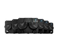 Gravity Grabber Ultimate Ski & Snowboard Wall Storage Rack - Fits any Ski or Snowboard - Save Your Rocker, Tips and Tails - Damage-free - 6x - Black