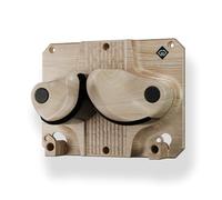 Gravity Grabber - Ultimate Wall Storage Rack for Skis and Snowboards | Damage-Free Storage | Fits Any Ski or Snowboard | (Light Wood, 1)