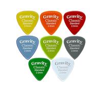 Gravity Guitar Picks - Acrylic | Classic Standard 2.0mm | 8 Color Assortment | Brighter, Louder, Faster