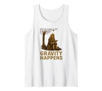 Gravity Happens - Isaac Newton Science Humor Tank Top