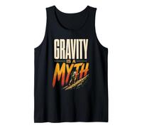 Gravity is A Myth Funny Hiking Hiker Climbing Gift Retro Tank Top