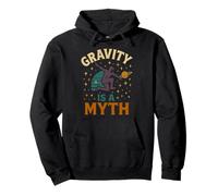 Gravity Is a Myth Parkour Retro Cosmic Vintage Free Running Pullover Hoodie