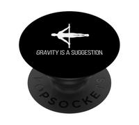 Gravity is a Suggestion Gymnastics Gymnast Balance Beam PopSockets Adhesive PopGrip