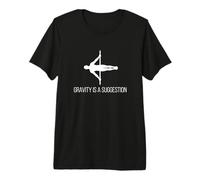 Gravity is a Suggestion Gymnastics Gymnast Balance Beam Premium T-Shirt