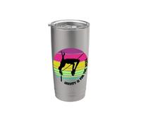 Gravity is for The Weak - Retro Colors High Jump Stainless Steel Insulated Tumbler