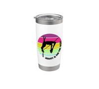 Gravity is for The Weak - Retro Colors High Jump Stainless Steel Insulated Tumbler