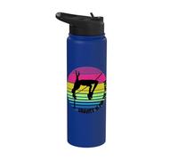 Gravity is for The Weak - Retro Colors High Jump Stainless Steel Insulated Water Bottle
