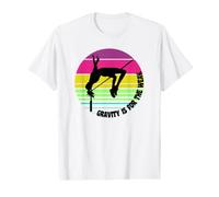 Gravity is for The Weak - Retro Colors High Jump Value Graphic T-Shirt