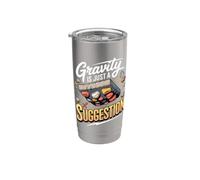 Gravity is Just a Suggestion Bouldering Climbing Stainless Steel Insulated Tumbler