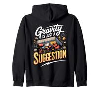 Gravity Is Just a Suggestion Bouldering Climbing Zip Hoodie