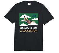 Gravity is Just A Suggestion Skydiver Comfort Colors Adult Heavyweight T-Shirt