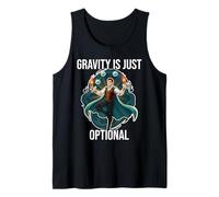 Gravity is Just Optional Cute Fun Acrobatic Juggler Tricks Tank Top