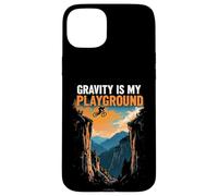 GRAVITY IS MY PLAYGROUND Cycling Adventure Case for iPhone 15 Plus
