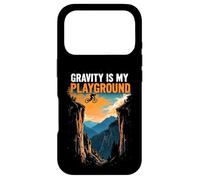 GRAVITY IS MY PLAYGROUND Cycling Adventure Case for iPhone 17 Pro