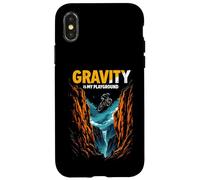 GRAVITY IS MY PLAYGROUND Cycling Adventure Case for iPhone X/XS