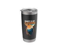 Gravity is My Playground Cycling Adventure Stainless Steel Insulated Tumbler