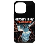 GRAVITY IS MY PLAYGROUND Mountain Biking Case for iPhone 13 Pro