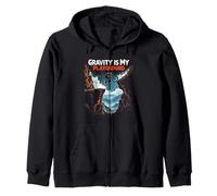 GRAVITY IS MY PLAYGROUND Mountain Biking Zip Hoodie