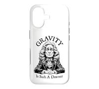Gravity Is Such A Downer Sad Isaac Newton Physics Science Case for iPhone 17