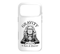 Gravity Is Such A Downer Sad Isaac Newton Physics Science Case for iPhone 17 Pro Max