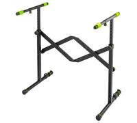 Gravity KS AKS 01 B Foldable Keyboard Stand with Scissor Mechanism, Load Capacity up to 50 kg, Black