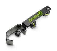Gravity MAMH01 Holder for Music / Microphone Stands, Black Powder Coated Steel,