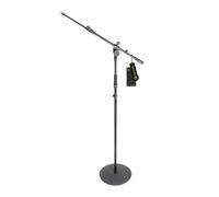 Gravity Microphone Stand, Round Base, 2-Point Tilt and Position Adjustment Teles