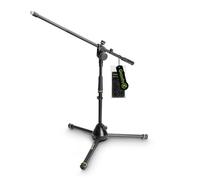 Gravity MS 4221 B Short Microphone Stand with Folding Tripod Base, Solid and Dur