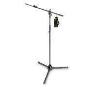 Gravity MS 4322 B Microphone Stand with Folding Tripod Base Solid Black Steel