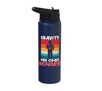 Gravity My Only Weakness Broken Bone Arm Accident Operation Stainless Steel Insulated Water Bottle