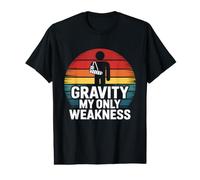 Gravity My Only Weakness Funny Broken Arm Recovery Value Graphic T-Shirt