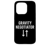 Gravity Negotiator Physics Mindset Humor Case for iPhone 15 Pro