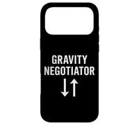 Gravity Negotiator Physics Mindset Humor Case for iPhone 17 Pro Max